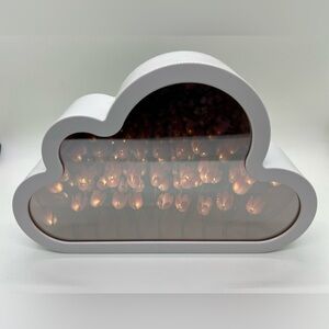 Cloud Shaped Mirror flowers light box